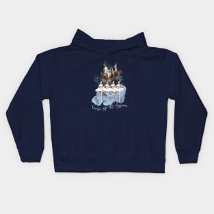 Dance Of The Cygnets Swan Lake 4 Little Swans Kids Hoodie